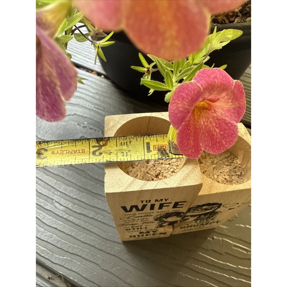 Wooden Votive Candle Holders Gift for Husband & Wife Anniversary.